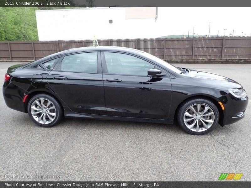 Black / Black 2015 Chrysler 200 S