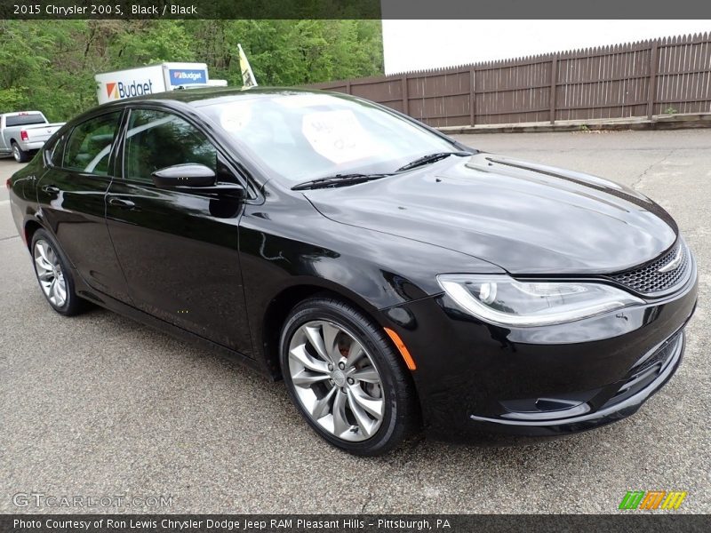 Black / Black 2015 Chrysler 200 S