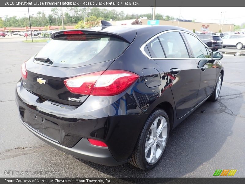 Mosaic Black Metallic / Jet Black 2018 Chevrolet Cruze Premier Hatchback