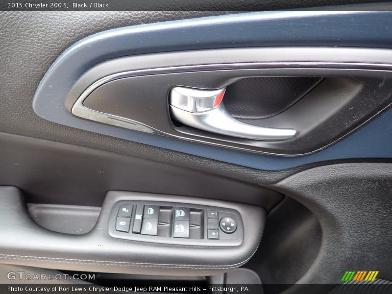 Black / Black 2015 Chrysler 200 S