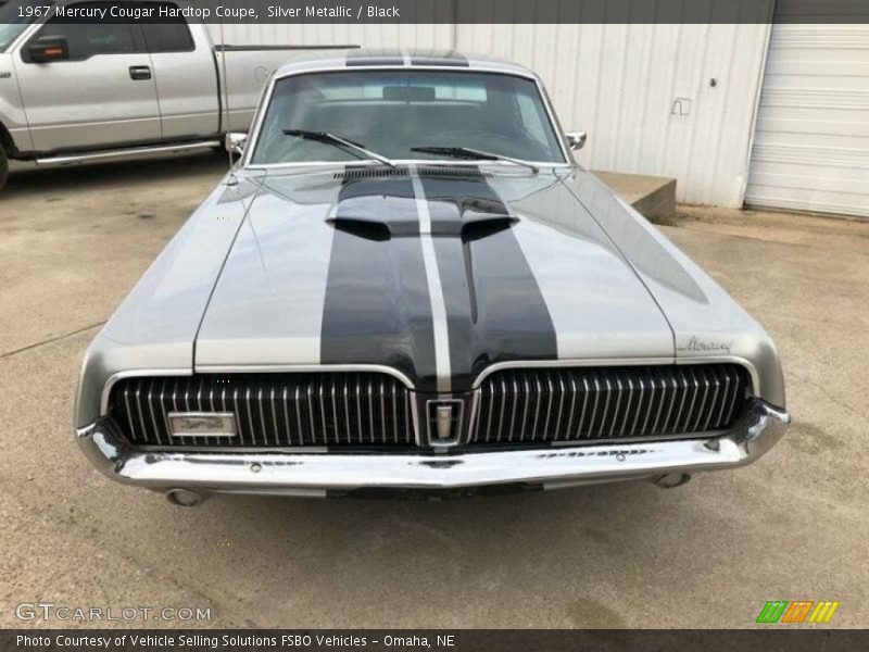 Silver Metallic / Black 1967 Mercury Cougar Hardtop Coupe