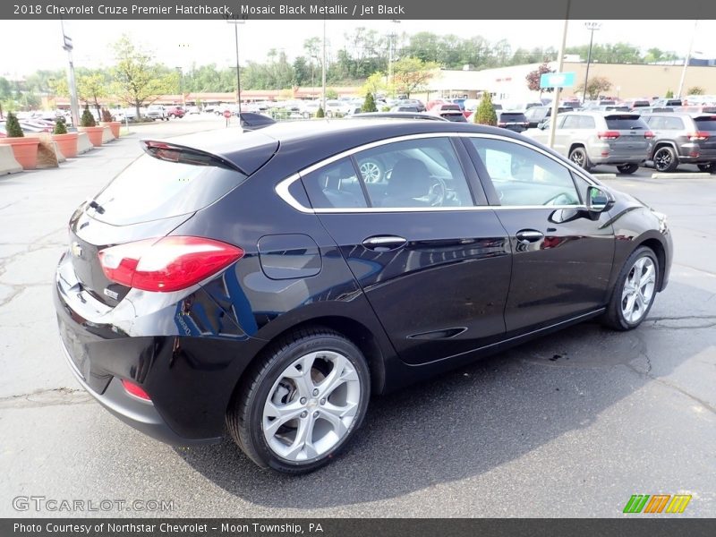 Mosaic Black Metallic / Jet Black 2018 Chevrolet Cruze Premier Hatchback