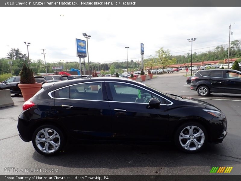 Mosaic Black Metallic / Jet Black 2018 Chevrolet Cruze Premier Hatchback