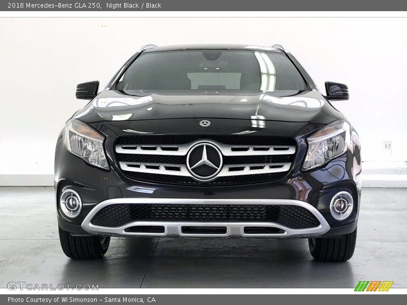 Night Black / Black 2018 Mercedes-Benz GLA 250