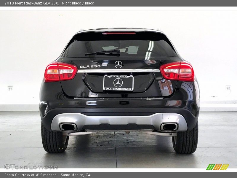 Night Black / Black 2018 Mercedes-Benz GLA 250