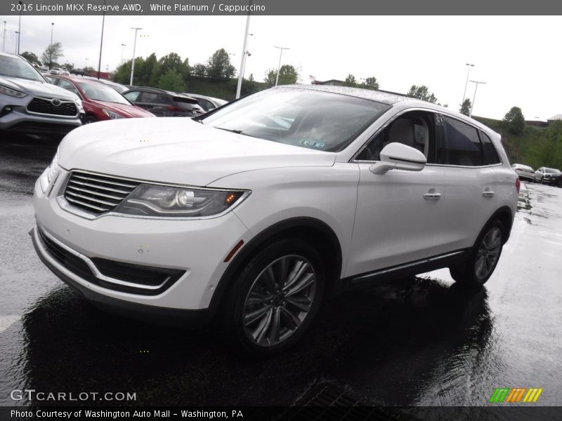 White Platinum / Cappuccino 2016 Lincoln MKX Reserve AWD