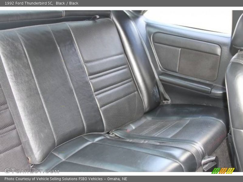 Black / Black 1992 Ford Thunderbird SC