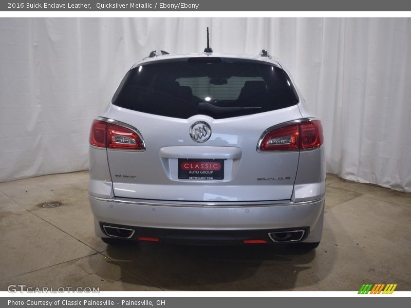 Quicksilver Metallic / Ebony/Ebony 2016 Buick Enclave Leather