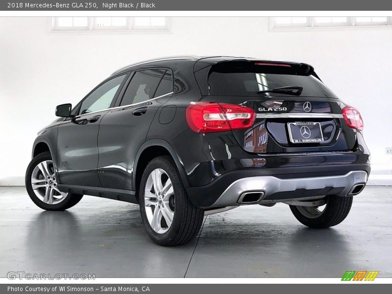 Night Black / Black 2018 Mercedes-Benz GLA 250