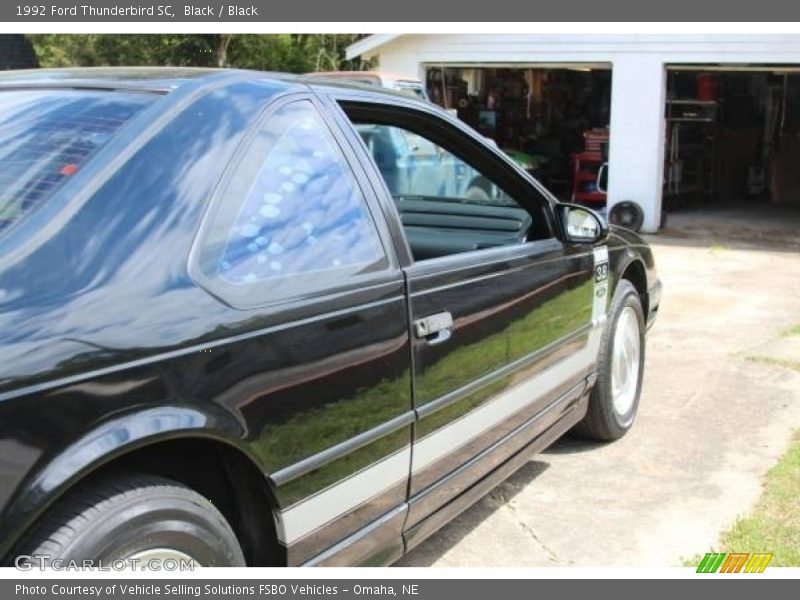 Black / Black 1992 Ford Thunderbird SC