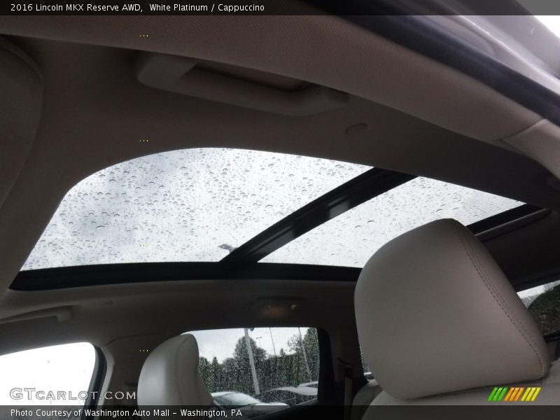 White Platinum / Cappuccino 2016 Lincoln MKX Reserve AWD