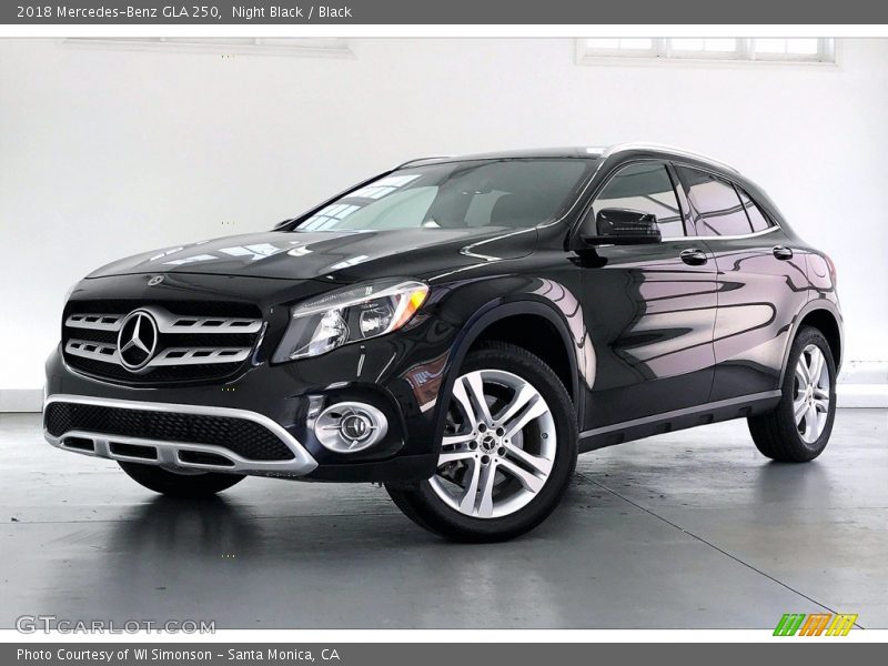 Night Black / Black 2018 Mercedes-Benz GLA 250