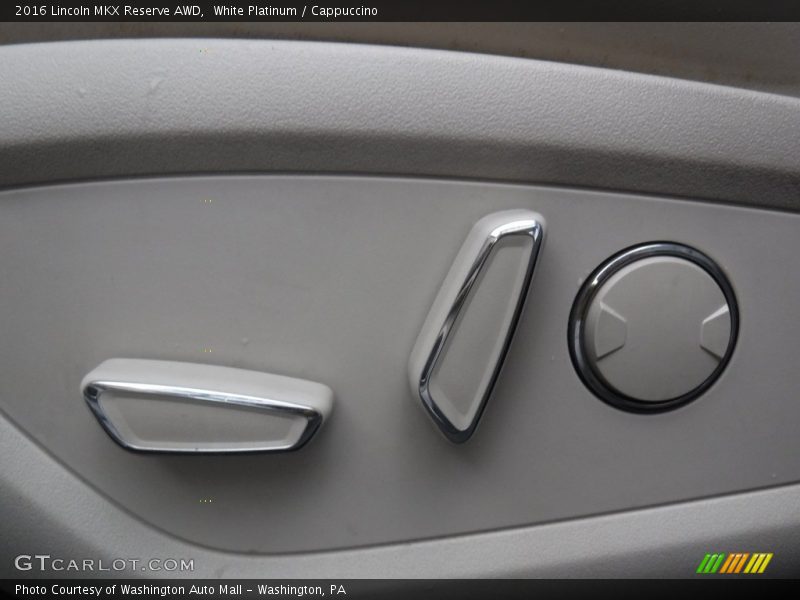 White Platinum / Cappuccino 2016 Lincoln MKX Reserve AWD