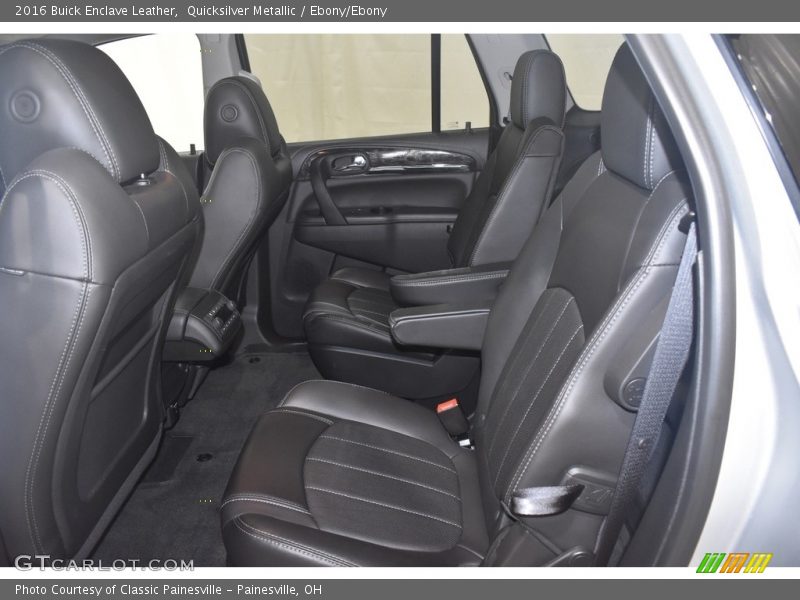 Quicksilver Metallic / Ebony/Ebony 2016 Buick Enclave Leather