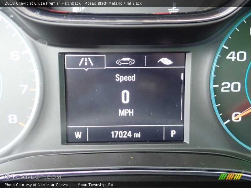 Mosaic Black Metallic / Jet Black 2018 Chevrolet Cruze Premier Hatchback