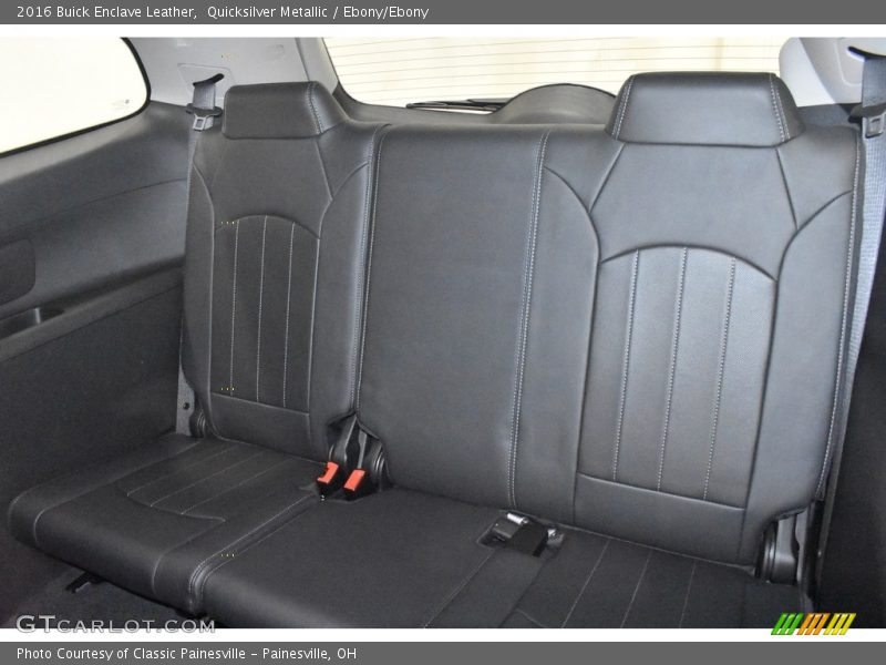 Quicksilver Metallic / Ebony/Ebony 2016 Buick Enclave Leather