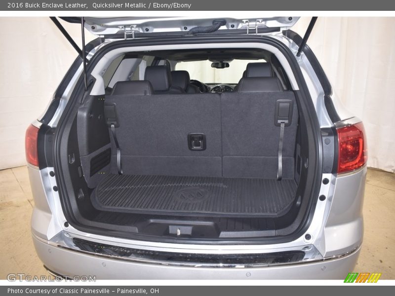 Quicksilver Metallic / Ebony/Ebony 2016 Buick Enclave Leather