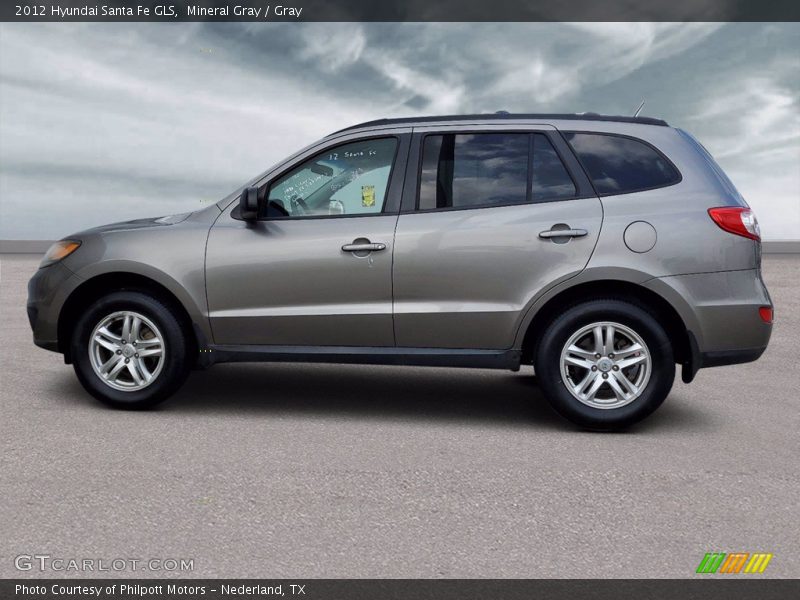 Mineral Gray / Gray 2012 Hyundai Santa Fe GLS