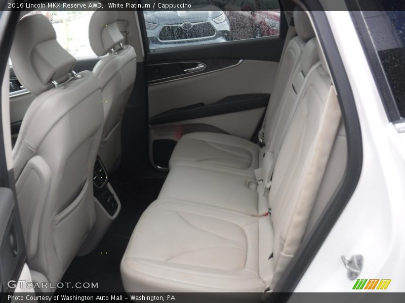 Rear Seat of 2016 MKX Reserve AWD