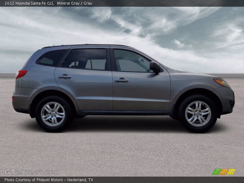 Mineral Gray / Gray 2012 Hyundai Santa Fe GLS