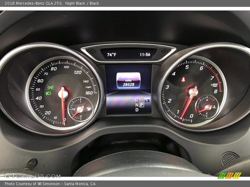 Night Black / Black 2018 Mercedes-Benz GLA 250