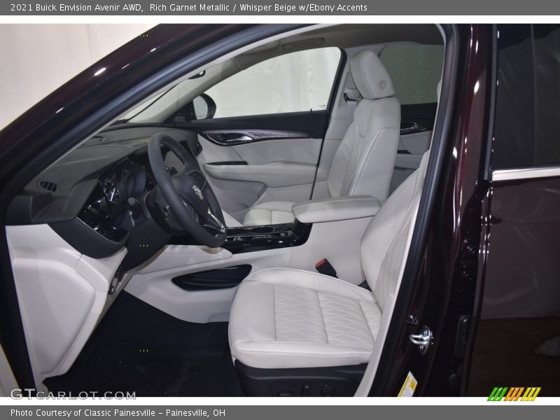 Rich Garnet Metallic / Whisper Beige w/Ebony Accents 2021 Buick Envision Avenir AWD