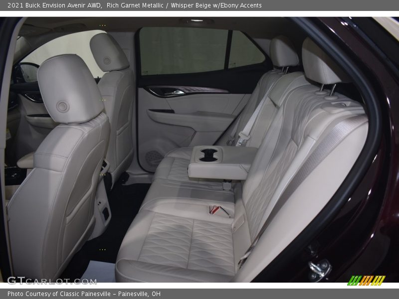 Rich Garnet Metallic / Whisper Beige w/Ebony Accents 2021 Buick Envision Avenir AWD