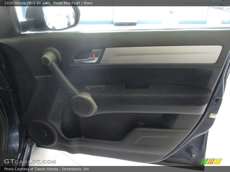 Royal Blue Pearl / Black 2010 Honda CR-V EX AWD