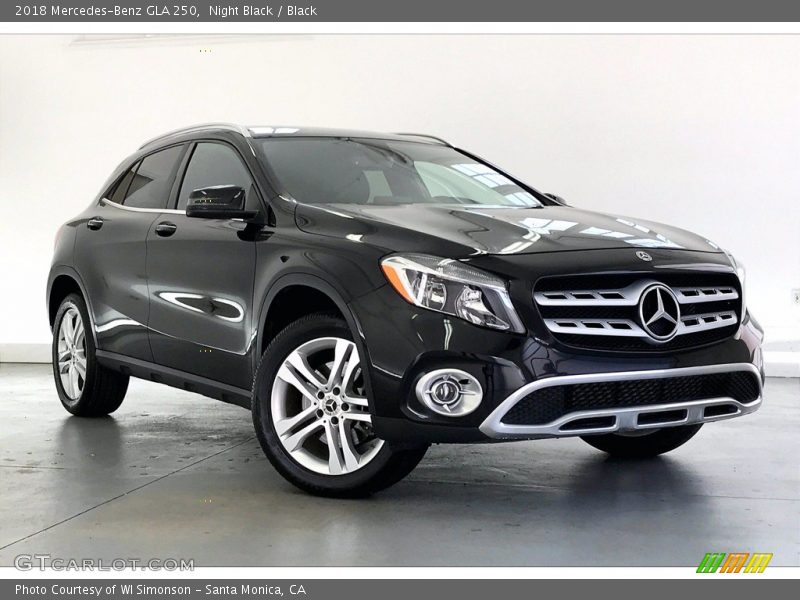 Night Black / Black 2018 Mercedes-Benz GLA 250