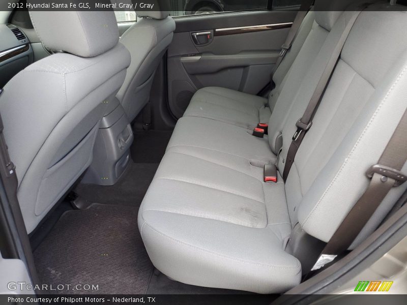 Mineral Gray / Gray 2012 Hyundai Santa Fe GLS