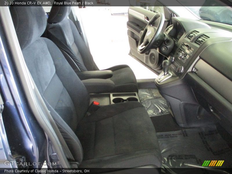 Royal Blue Pearl / Black 2010 Honda CR-V EX AWD