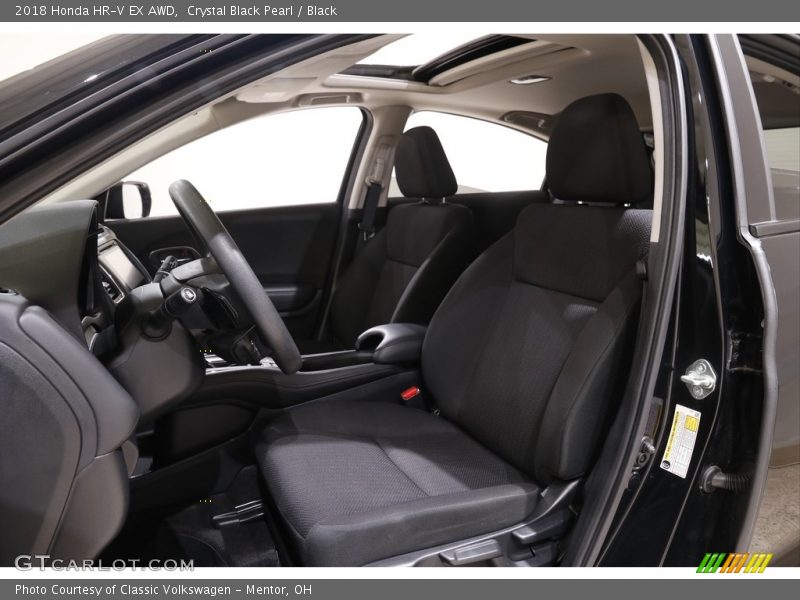 Crystal Black Pearl / Black 2018 Honda HR-V EX AWD