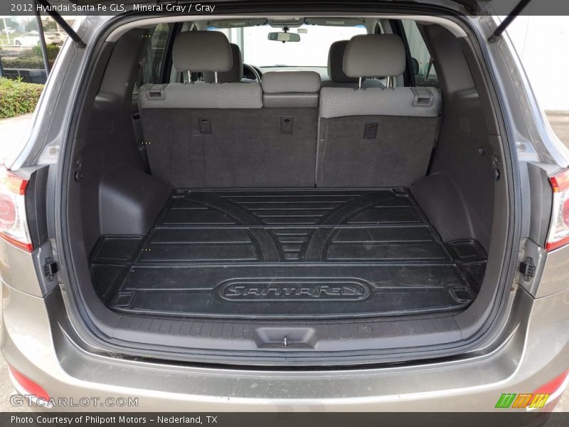 Mineral Gray / Gray 2012 Hyundai Santa Fe GLS