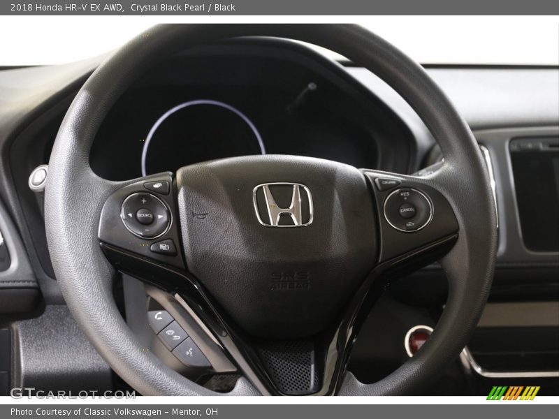Crystal Black Pearl / Black 2018 Honda HR-V EX AWD