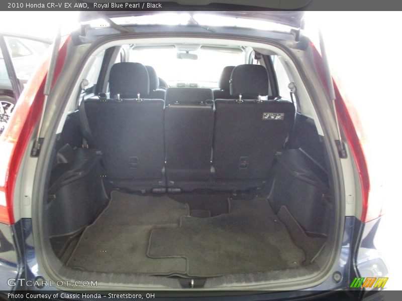 Royal Blue Pearl / Black 2010 Honda CR-V EX AWD