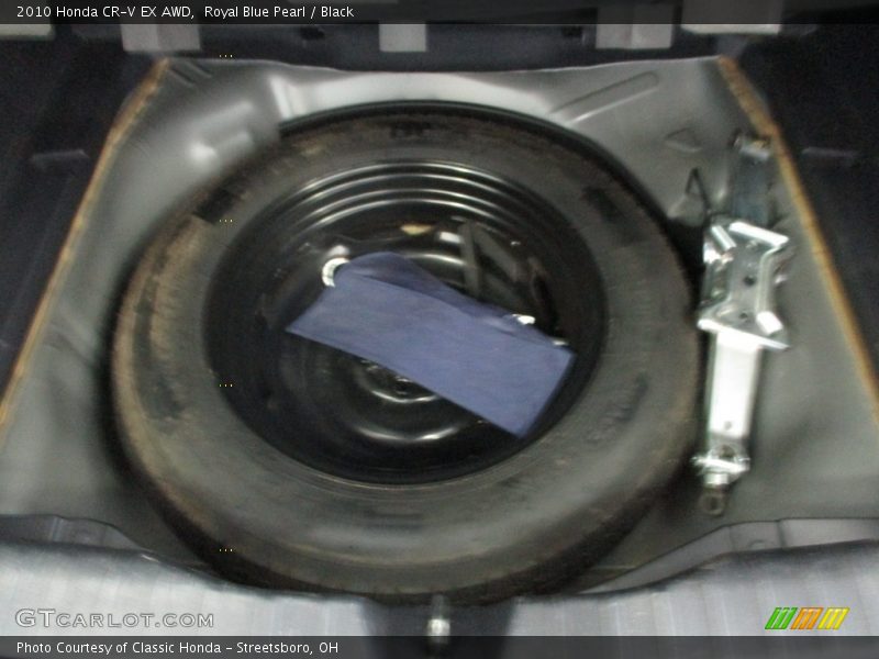 Royal Blue Pearl / Black 2010 Honda CR-V EX AWD