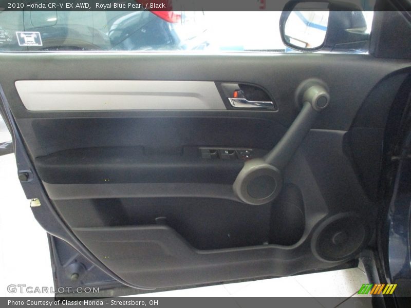 Royal Blue Pearl / Black 2010 Honda CR-V EX AWD
