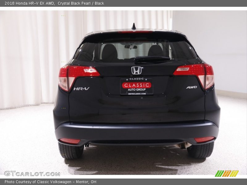 Crystal Black Pearl / Black 2018 Honda HR-V EX AWD