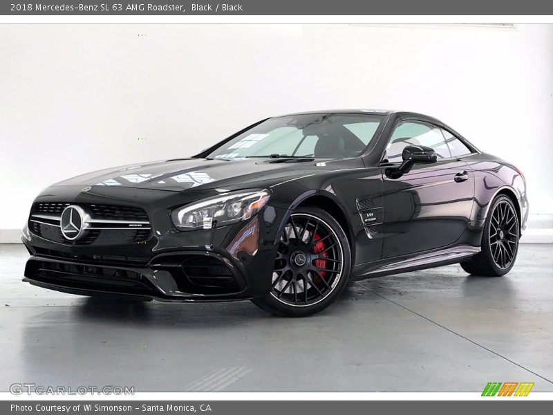 Black / Black 2018 Mercedes-Benz SL 63 AMG Roadster