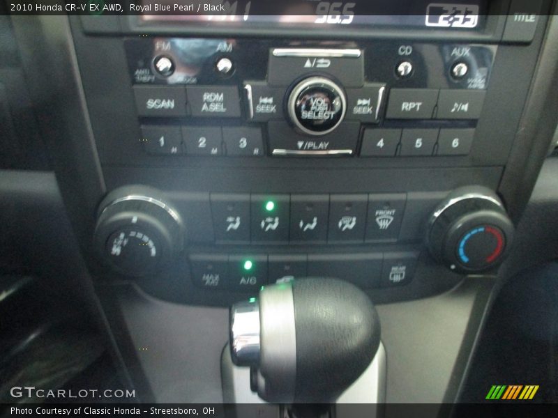 Royal Blue Pearl / Black 2010 Honda CR-V EX AWD