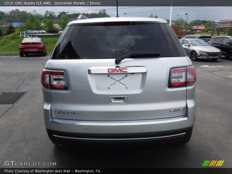 Quicksilver Metallic / Ebony 2015 GMC Acadia SLE AWD