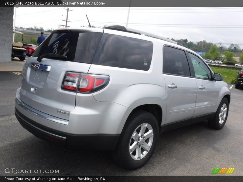 Quicksilver Metallic / Ebony 2015 GMC Acadia SLE AWD