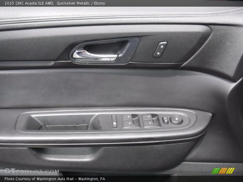 Quicksilver Metallic / Ebony 2015 GMC Acadia SLE AWD