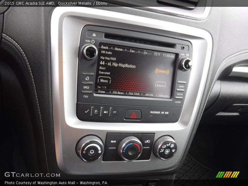 Quicksilver Metallic / Ebony 2015 GMC Acadia SLE AWD