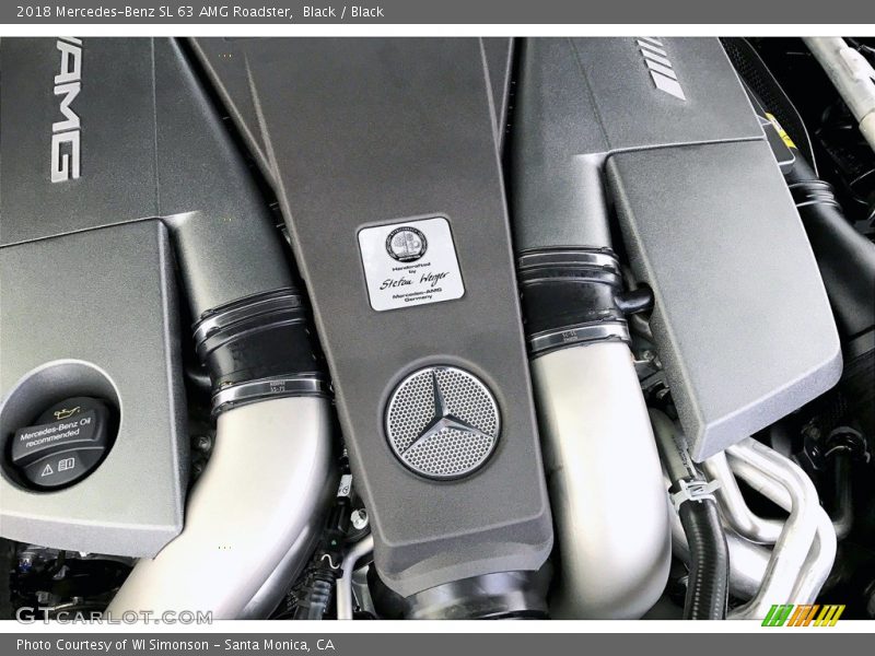 Black / Black 2018 Mercedes-Benz SL 63 AMG Roadster