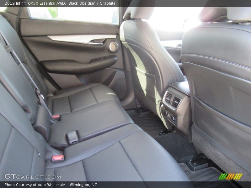 Black Obsidian / Graphite 2019 Infiniti QX50 Essential AWD