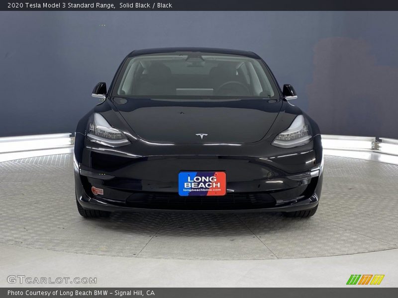 Solid Black / Black 2020 Tesla Model 3 Standard Range