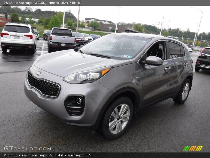 Mineral Silver / Black 2018 Kia Sportage LX AWD