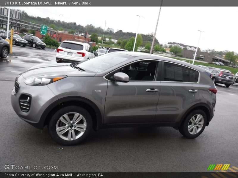 Mineral Silver / Black 2018 Kia Sportage LX AWD