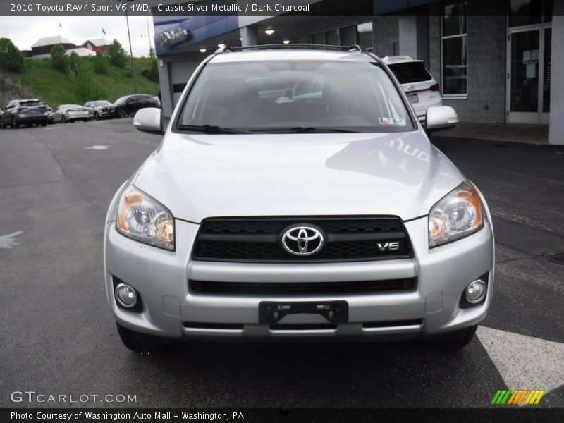 Classic Silver Metallic / Dark Charcoal 2010 Toyota RAV4 Sport V6 4WD
